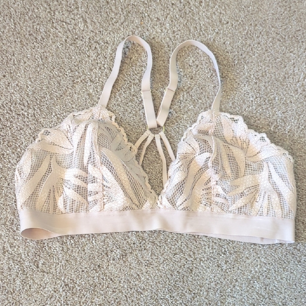 Aerie Light Pink Lace Bralette